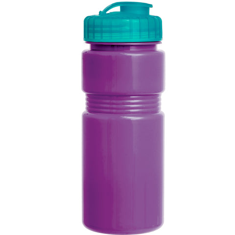 20 Oz. Recreation Bottle w/ Flip Top Lid - Solid Colors