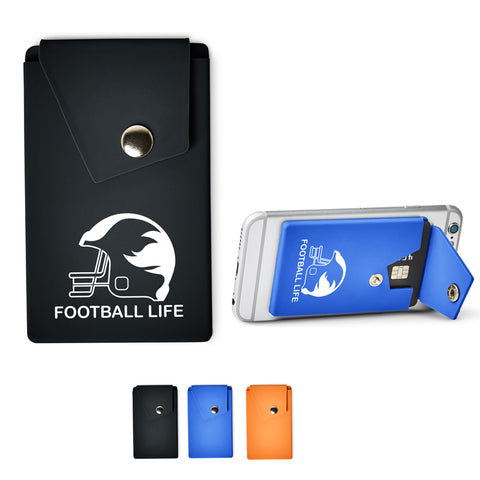 Silicone Phone Pocket w/Stand