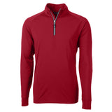 Cutter & Buck Adapt Eco Knit Stretch Recycled Mens Quarter Zip Pullover