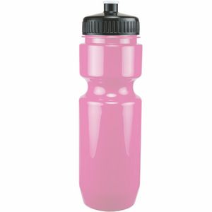 22 Oz. Bike Bottle w/ Push Pull Lid - Solid Colors