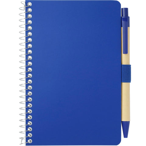 4'' x 6'' FSC® Mix Pocket Spiral Notebook with Pen