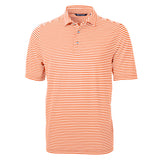 Cutter & Buck Virtue Eco Pique Stripe Recycled Mens Big and Tall Polo