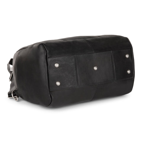 Bugatti Sartoria Leather Duffle bag - Black