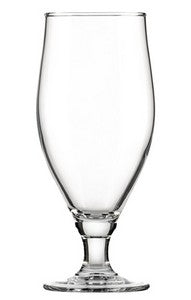 Cervoise 16.75oz footed glass - Etched