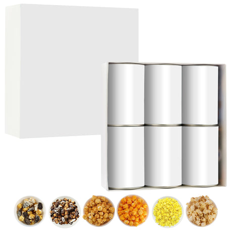 6 Way Crave Popcorn Collection - 4" Tube