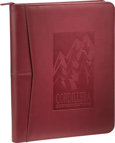 Pedova™ Zippered UltraHyde Padfolio with FSC® Mix Paper