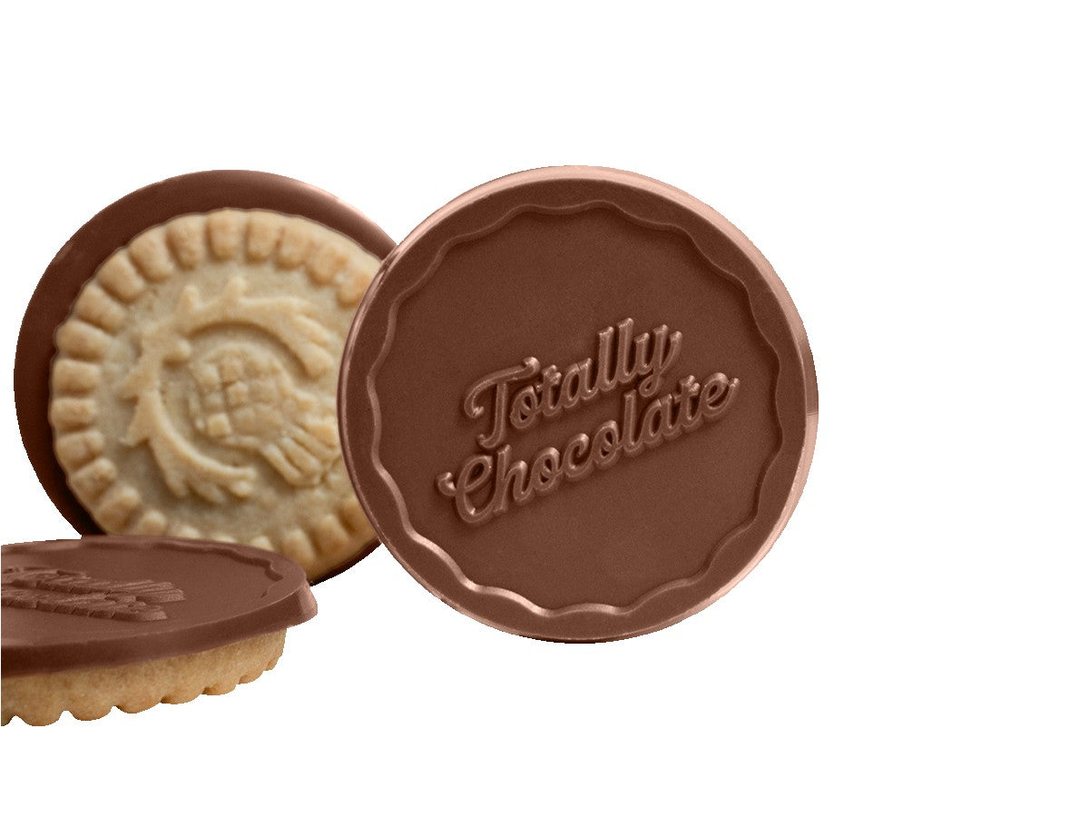 NEW! Decadent Shortbread Cookie with Custom Engraved Chocolate (2.75 in.)