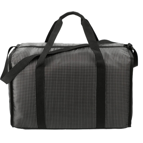 Grid Boxy Duffle Bag