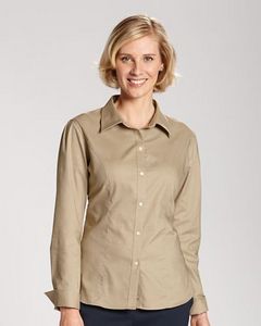Cutter & Buck Epic Easy Care Nailshead Womens Long Sleeve Dress Shirt