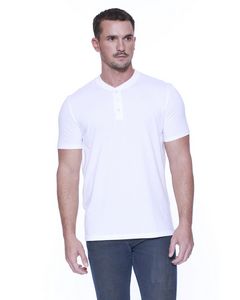 STAR TEE Men's CVC Henley T-Shirt