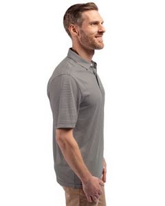 Cutter & Buck Forge Eco Double Stripe Stretch Recycled Mens Big &Tall Polo