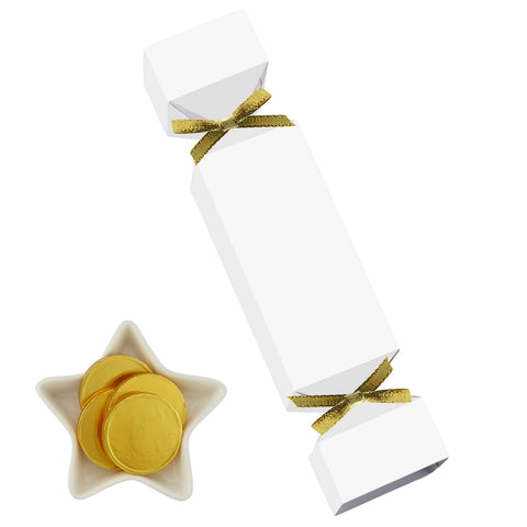 Holiday Party Crackers - Milk Chocolate Gold Coins