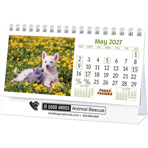 Furry Friends Desk Calendar