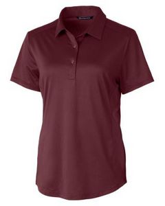 Cutter & Buck Prospect Eco Textured Stretch Recycled Womens Short Sleeve Polo