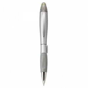 Silver Blossom Ballpoint Pen/Highlighter