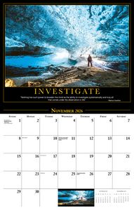 Galleria Wall Calendar 2026 Motivation