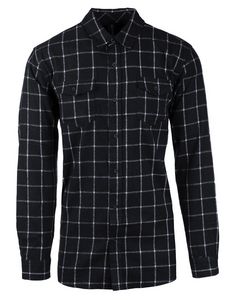 Burnside Men's Plaid Flannel Shirt