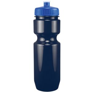 22 Oz. Bike Bottle w/ Push Pull Lid - Solid Colors