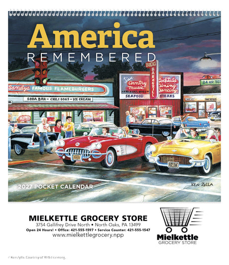 HotLine Products America Remembered Pocket Calendar cover image