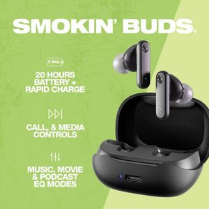 000399 Skullcandy Smokin' Buds True Wireless Earbuds