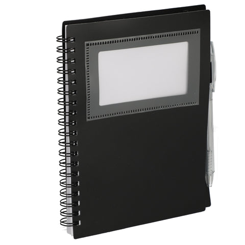 5'' x 7'' FSC® Recycled Star Spiral Notebook with Pen