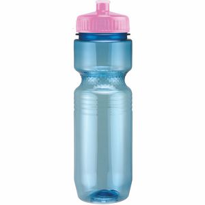 26 Oz. Translucent Jogger Bottle w/ Push Pull Lid