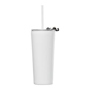Excalibur - 21 oz. Double-Wall Stainless Tumbler with Straw- Laser