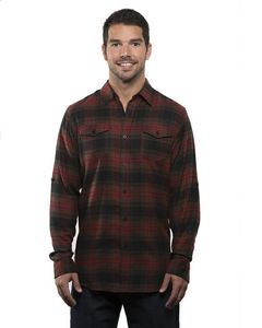 Burnside Men's Plaid Flannel Shirt