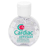 "CirPal" 1 oz Compact Hand Sanitizer Antibacterial Gel in Round Flip-Top Squeeze Bottle