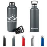 21 Oz. Columbia® Double-Wall Vacuum Bottle w/Loop Top