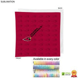 000546 Square Bandana, 22x22, Sublimated Edge to Edge 1 side