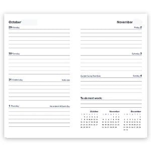 Planner Refill - Weekly (English)