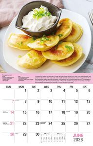 Galleria Wall Calendar 2026 Recipes