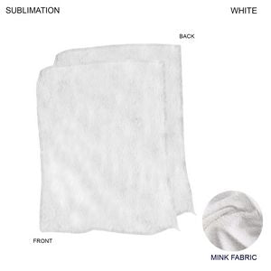 000594 Plush and Cozy Mink Flannel Fleece Blanket, 60x80, Sublimated Edge to Edge 1 side