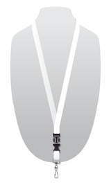 1/2" Silkscreened Tubular Lanyard w/ Detachable Buckle