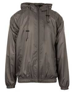 Burnside Men's Nylon Hooded Coaches Jacket