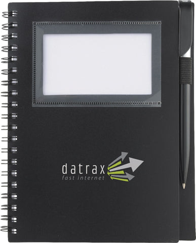 5.5'' x 7'' FSC® Mix Star Spiral Notebook with Pen