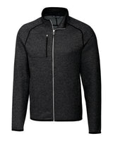 Cutter & Buck Mainsail Sweater-Knit Mens Big and Tall Full Zip Jacket