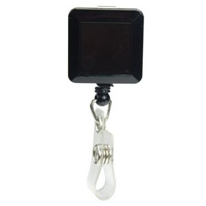 Retractable Badge Holder with Pad Print Imprint