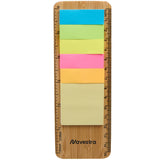FSC® Certified Bamboo Ruler with Sticky Notes