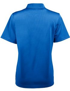 Zorrel® Ladies' Paseo Dot Stripe Jacquard Stripe Polo Shirt