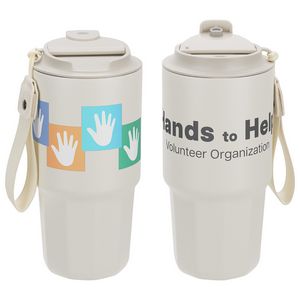 SENSO® Dash 21 oz Vacuum Insulated Stainless Steel Tumbler with Hand Strap