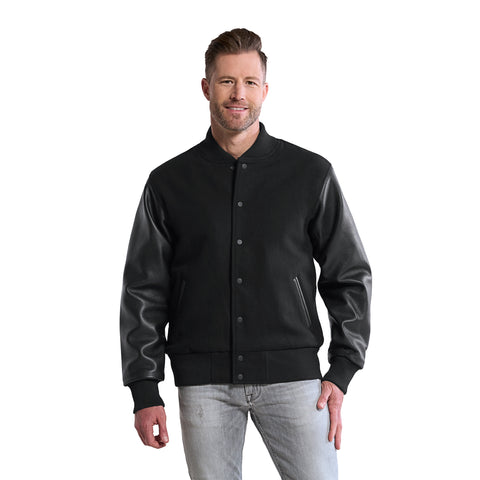 Varsity - Melton and Leather Varsity Jacket