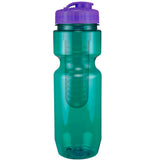 Aqua Blue/Translucent Purple Lid