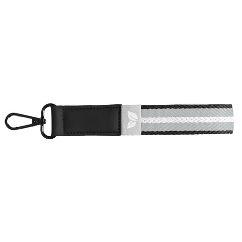 Newport rPET Woven Chevron Snap Trigger Keychain - 7.5