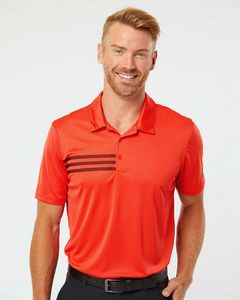 Adidas® 3-Stripes Chest Polo