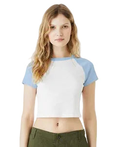 Bella+Canvas® Women's Micro Rib Raglan Baby Tee