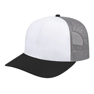 000379 Cap America Poly/Cotton Trucker Mesh Back Cap