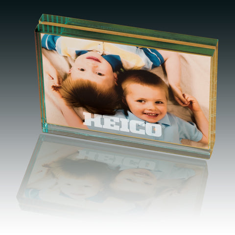Atrium Glass Medium Desk Photo Frame