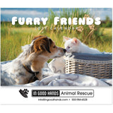 Furry Friends Wall Calendar Stapled